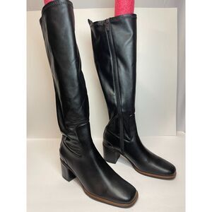 NWOB Franco Sarto leather square toe knee-high boots size 6.5 US